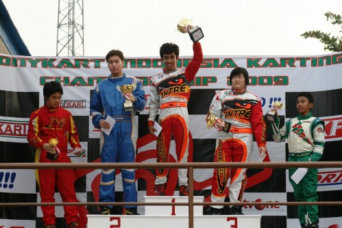 Senior Podium Afiq on the Top Step