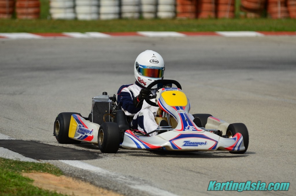 Standing up Karting Photography